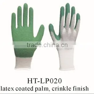 Crinkle Finish Latex Gloves/nylon Lined Black Latex Gloves/blue Crinkle Finish Latex thumbnail-1