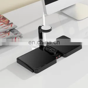 Wireless Charger 4 In 1 High Efficlency Wireless Charging For Iphone 8 Smart Watch Mobile Phones Charging Station thumbnail-1
