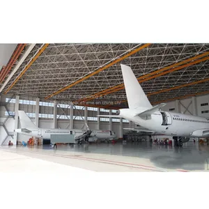 LF Hot Sale Steel Space Frame Roof Hangar Prices Prefabricated thumbnail-2