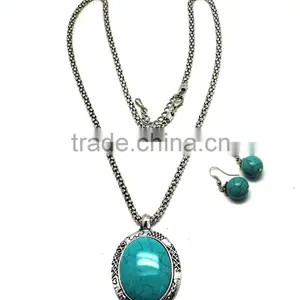 Wholesale Costume Jewelry Premier Waterdrop Necklace and Earrings Sets thumbnail-1
