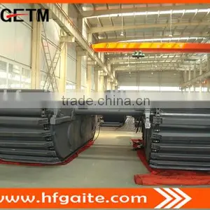 Floating Excavator Pontoons for 24T Excavator Assemble, Q345B Steel, Doosan Motor thumbnail-2