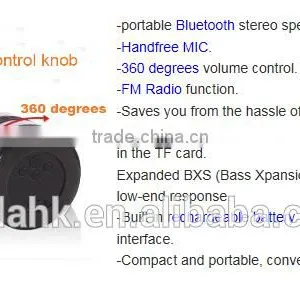 2016 Portable Wireless Stereo Bluetooth Speaker Bluetooth Mini Speaker With tv Card Reader &FM Radio Function. thumbnail-6