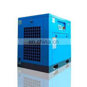 Hot Selling Portable Industrial 7.5kW 11kw 15kw 10HP 15hp 20hp 8bar Screw Air Compressor thumbnail-3