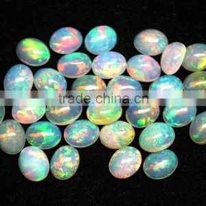 10x8mm Ethiopian Opal Cabochon Oval thumbnail-4