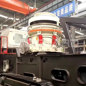 Crawler Type Mobile Crushing Station 150 Tph Mobile Cone Crusher With Vibrating Screen thumbnail-4