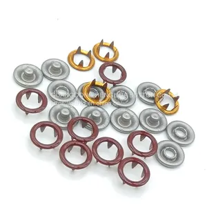 HLD Factory Wholesale Colorful BRASS 16L 18L Cap Prong Snap Button for Clothes thumbnail-1