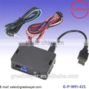 ABS USB Adapter Box 4 Pin Wire Harness and 3.5 Stereo Cable Assmebly thumbnail-1