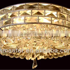 Luxury Hotel Villa Lobby Big Crystal Chandelier thumbnail-1