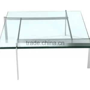Replica PK61 Glass Table by Poul Kjaerholm for Living Room thumbnail-1