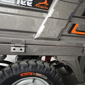 OEM Double Rear Axle Heavy Duty 5 Wheel Cargo Electric Tricycle 1000kg thumbnail-4