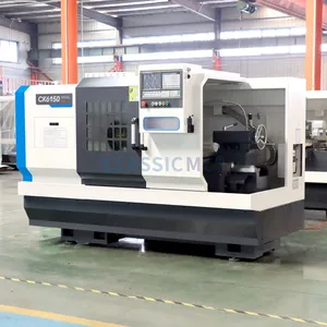 Factory Direct Sale CK6150 Heavy Duty CNC Metal Lathe for Metal Spinning With Compact Design thumbnail-5