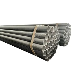 ASTM A106 A53 Grade B Sch40 Hot Rolled/Cold Rolled Carbon/Mild Steel Ms Iron Black Welded Seamless Tube thumbnail-2