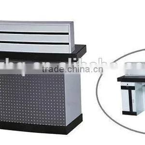 Top Quality Hair Salon Equipment Cheap Beauty Salon Check Out Reception Wooden Checkout Counter thumbnail-2