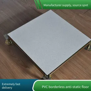 All-steel Anti-static Pvc Borderless Floor, 600*600 Computer Room Raised Access Floor, Nationwide Delivery thumbnail-4