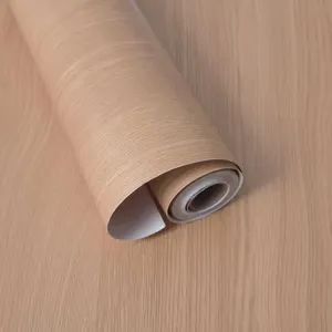 High-quality Wood Textured PVC Furniture Films Self-Adhesive Interior Modern Design Decorative Film thumbnail-4