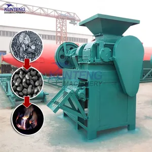 Horse Manure Charcoal Block Production Line Horse Manure Carbon Powder Ball Press Machine EPC thumbnail-1