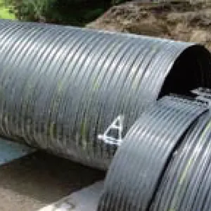 Galvanized Helical Corrugated Steel Culvert Pipe thumbnail-1