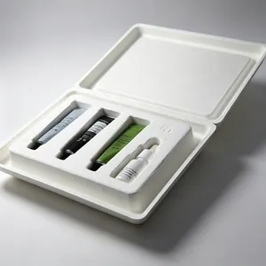 Industrial Wet Press Molded Pulp Plate, , Smooth Surface, Molded Cellulose, Waterproof thumbnail-1