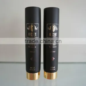 Dia 35mm Hot Stamping Tube With Bright Gold Screw Cap for Cosmetic Packaging thumbnail-1