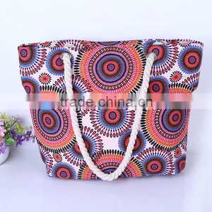Tote Shoulder Purse Bag Flower Print Scottie Totes Handbag Designer Shopping Bags thumbnail-3