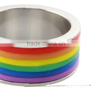 Custom Wholesale Stainless Steel Colorful Ring thumbnail-5