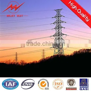 Power Transmission Line Steel Tower , Steel Tower, Steel Lattice Tower thumbnail-1