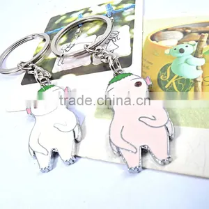Cartoon Characters Key Chain Samples Steel Wire Keychain thumbnail-2