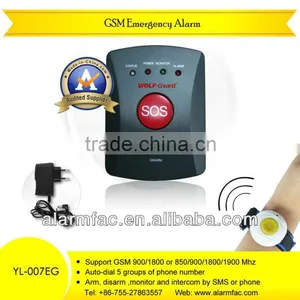 SOS Medical Alarm System With Wristband or Neck Button-YL-007EG thumbnail-1