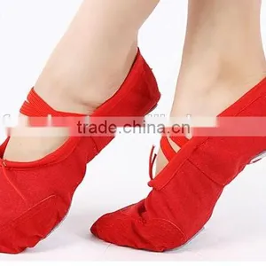 DANCING SHOES BALLET SLIPPERS - SOFT BALLET SHOES thumbnail-1