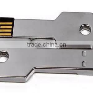 Hot Item, Silver Metal Key Chain USB With Keyring Quality Choice thumbnail-4