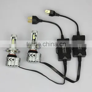 OEM Super Brightness 6000lm Car h4 Light Led Headlight Hi/lo Beam CR XHP-50 Chips thumbnail-2