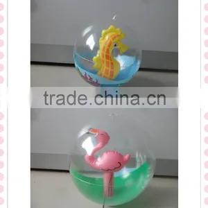 PVC Inflatable Beach Ball With Roll Inside/ Inflatable Promotional Beach Ball thumbnail-1