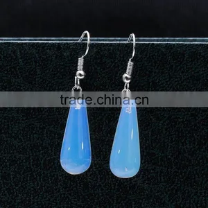 2016 New Factory Direct Natural Stone Opal Drop Earrings SMJ0157 thumbnail-5