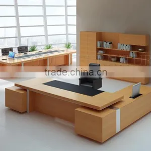 Modern Luxury Office u Shape Desks,computer Table With Bookshelf (SZ-ODB355) thumbnail-6