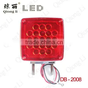 Truck/Trailer Square Double Face LED Pedestal Light With Marker Clearance Light thumbnail-1