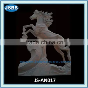 Outdoor Stone Life Size Horse Sculpture thumbnail-1