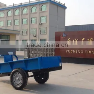 Mini Walking Tractor Trailer, Walking Tipping Back Trailer thumbnail-3