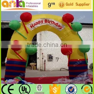 2014 Hot Selling Inflatable Happy Birthday Arch for Party thumbnail-1