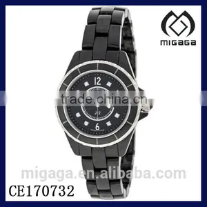 Fashion Made in China Free Shipping Black Ceramics Watches Unisex*unisex Ceramics Watches Free Shipping thumbnail-1