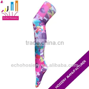 Lady Printing Tights Tie Dye Look thumbnail-5