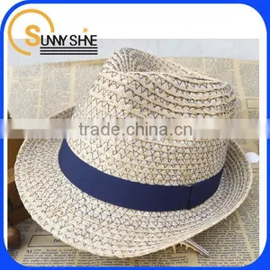 Sunny Shine Promotional Panama Wholesale Fashion Raffia Straw Hat thumbnail-1