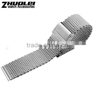 Milanese Classic Buckle Stainless Steel Watchband 20mm 22mm thumbnail-5