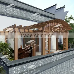 Aluminum Frame With Polycarbonate Roof Canopy thumbnail-3