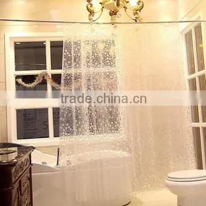 3D EVA Mildew Custom Waterproof Bathroom Shower Curtain thumbnail-3