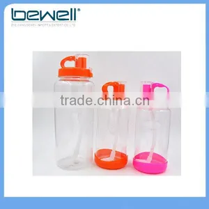 Food Grade Camping Plastic Bottle With Straw thumbnail-1