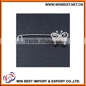 China Wholesale Costume Jewellery Trendy Brooches, Rhinestone Pin for Wedding thumbnail-6