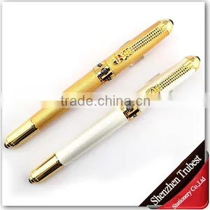 Jinhao Gold Dragon Pen , Jinhao Gold Ball Pen With Gold Clip thumbnail-1