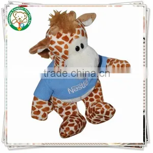 OEM High Quality With Stuffed Giraffe Toy thumbnail-5