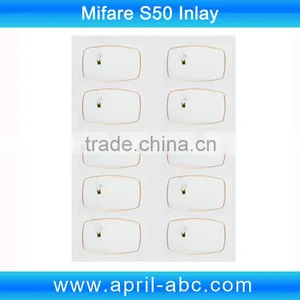 1k S50 Smart Card Inlay A4 2*5 Layout Original thumbnail-1