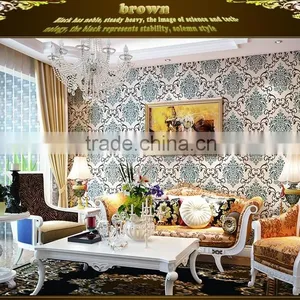 Wall Design Classic Decorating European Floral Wallpaper thumbnail-6